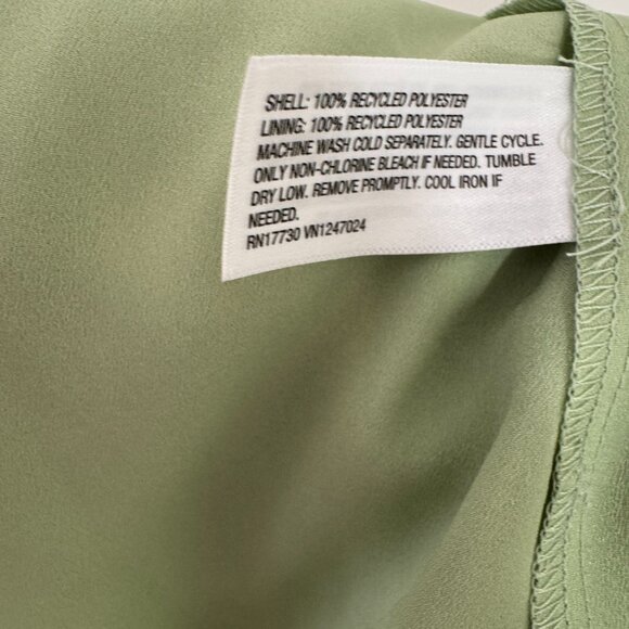 New! Luscious green tea-length skirt with chiffon overlay from A New Day, size M - Picture 7 of 9